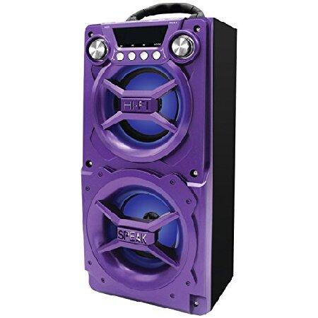 Sylvania SP328-Purple, Portable Speaker with Bluet...