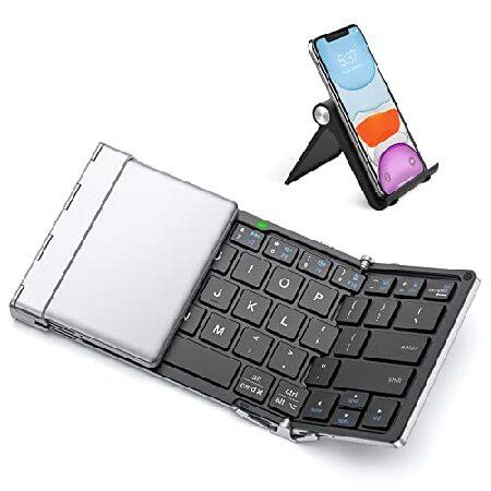 ポータブル折りたたみ式キーボード iClever Portable Folding Keyboard...