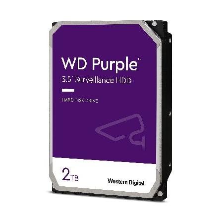 Western Digital HDD 2TB WD Purple 監視システム 3.5インチ 内蔵...