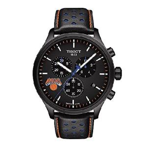 Tissot Men&apos;s 44mm Orange Leather Band Case Quartz ...