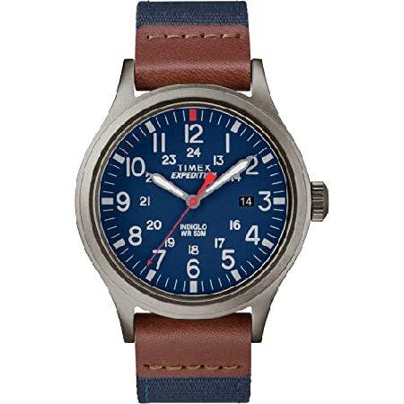 Timex メンズ エクスペディションスカウト 40 腕時計 ブルー