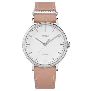 TIMEX Pink Leather Watch-TW2R70400