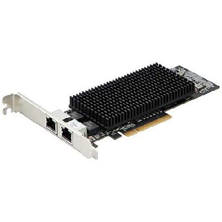 StarTech.com 10GbE デュアルポート増設PCIe LANカード 10GBASE-T ...