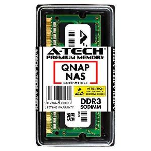 A-Tech 8GB モジュール QNAP TS-x51 451U x53 x53U TVS-x63シリーズ NASサーバー用 - DDR3/DDR3L 1600MHz PC3-12800 Non-ECC SODIMM 1.35V メモリ RAM (QNAP RAM