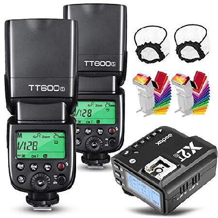 Godox 2X TT600S HSS 2.4G Wireless Master/Slaver Fl...