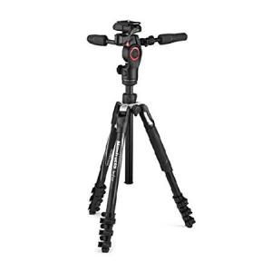 Manfrotto トラベル三脚キット ビデオ三脚キット 3ウェイ三脚キット befree 3ウェイライブ アドバンス 3ウェイ雲台付属 折りたたみ式 小型 スチル・ムービー兼用