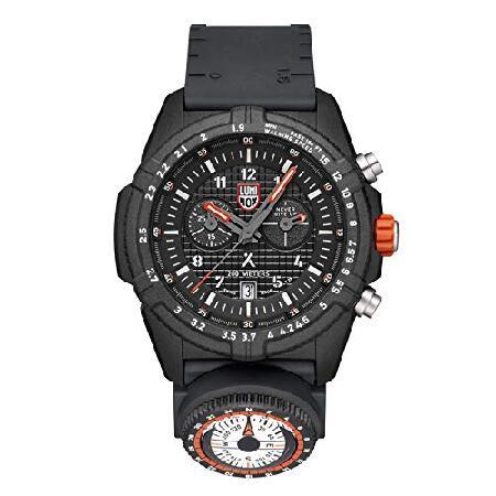 Luminox 限定版 Bear Grylls 3782 腕時計 ブラック/オレンジ