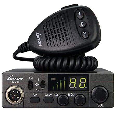 LUITON 40チャンネル CB ラジオ LT-298 コンパクトデザイン 外部スピーカージャック...