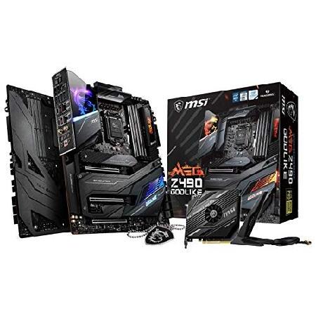 MSI MEG Z490 GODLIKE ゲーミングマザーボード (E-ATX、第10世代インテルコ...