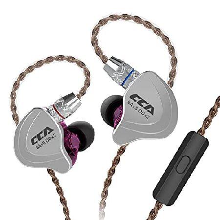 CCA C10 IEM 高精細イヤホン 10ハイブリッド ドライバーイヤホン HiFi 低音イヤホン...