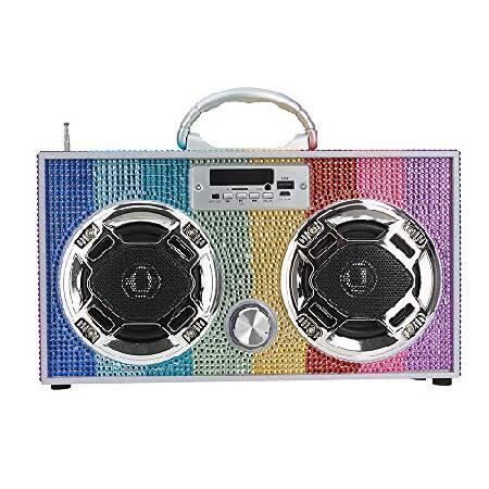 Wireless Express - Mini Boombox with LED Speakers ...