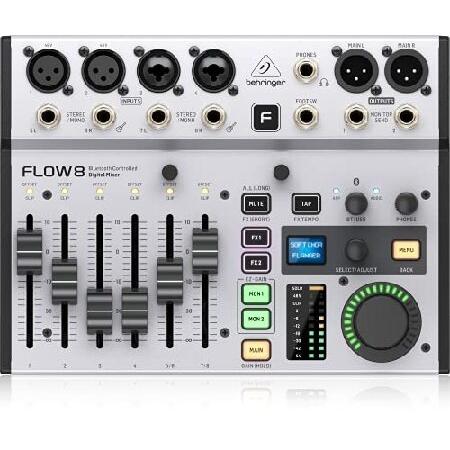 Behringer デジタルミキサー 8チャンネル USBオーディオインターフェース搭載 Bluet...