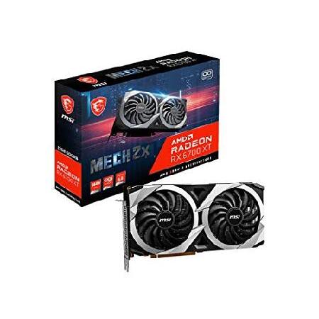 MSI Radeon RX 6700 XT MECH 2X 12G OC グラフィックスボード VD...