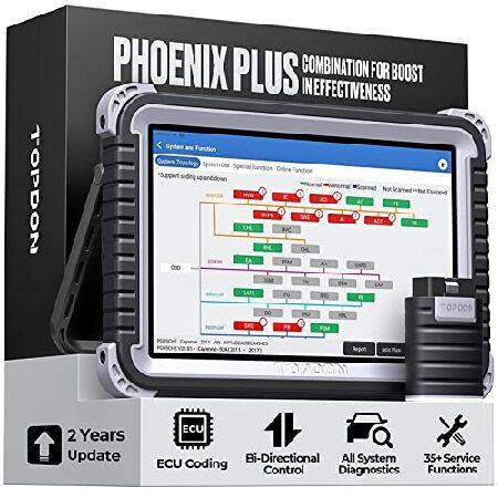 TOPDON 故障診断機 Phoenix Plus 整備工場向け OBD2 診断機 日本語対応 日本...