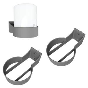 3D Cabin Tp Link Deco X20 ＆ X60 Wall Mount Bracket Holder - Anti-Flex Design Grey 2 Pack
