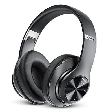 Bluetooth Headphones Over-Ear, 60 Hours Playtime F...