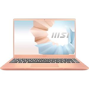 MSI Modern 14 Beige Mousse 14" Ultra Thin and Light Professional Laptop Intel Core i5-1155G7 Iris Xe 8GB 512GB NVMe SSD Win10 (B11MO-857)｜nobuimport