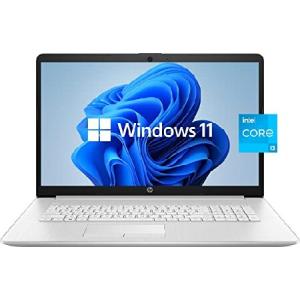 HP 2022 Pavilion 17 Laptop, 17.3In HD+ Anti-Glare Display, 11th Gen Intel Core i3-1115G4, 8GB RAM, 256 GB PCIe SSD, Wireless-AC, Windows 11, Silver (L｜nobuimport