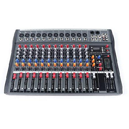 Pro 12 Channels Live Audio Mixer Bluetooth USB DJ ...