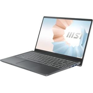 MSI Modern 14 14" Ultra Thin and Light Professional Laptop Intel Core i5-1135G7 Iris Xe 8GB 512GB NVMe SSD Win11 - Gray (B11MOU-1024)｜nobuimport