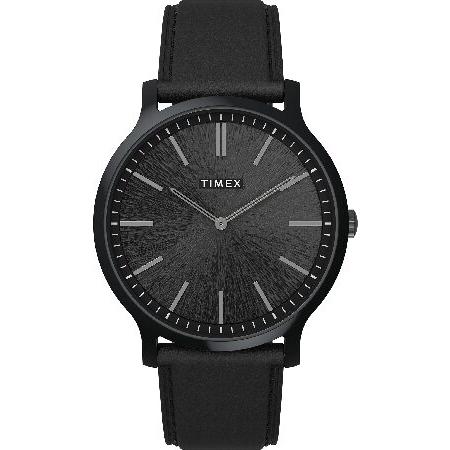 Timex Men&apos;s Gallary 40mm Watch - Black Strap Black...