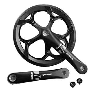 Prowheel 130MM BCD 52T Road Bike Crankset,165MM/170MM/172.5MM/175MM Crank Arm Set,ChainWheel and Replacement Chain Guard, Compatible with City/Folding｜nobuimport