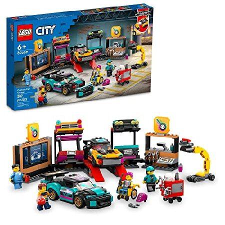 LEGO City Custom Car Garage 60389, Toy Set with 2 ...