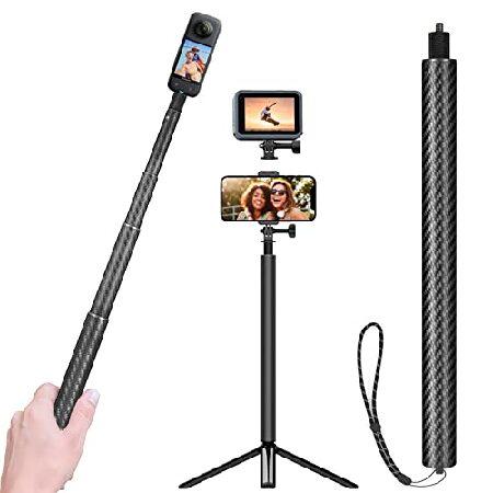 UNIXYZ 49&quot; Invisible Selfie Stick with Tripod Phon...