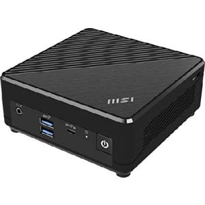 MSI Cubi N ADL Ultrasmall PC, Intel Celeron N100, WiFi AC9462, BT 5, Duel LAN, Thunderbolt Type C, Black, Non-OS (ADL-020BUS) - Black｜nobuimport