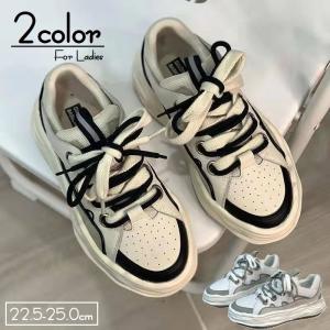 スニーカー レディース 女性 靴 くつ シューズ 運動靴 フラット 婦人用 単色 靴紐 ダブルストラップ メッシュ スポーツ ランニング ウォーキング 送料無料