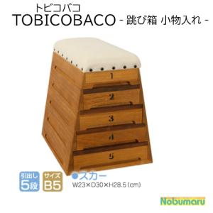 TOBICOBACOトビコバコ 跳び箱型おもちゃ箱 3段 収納 シンバ c001 豊田