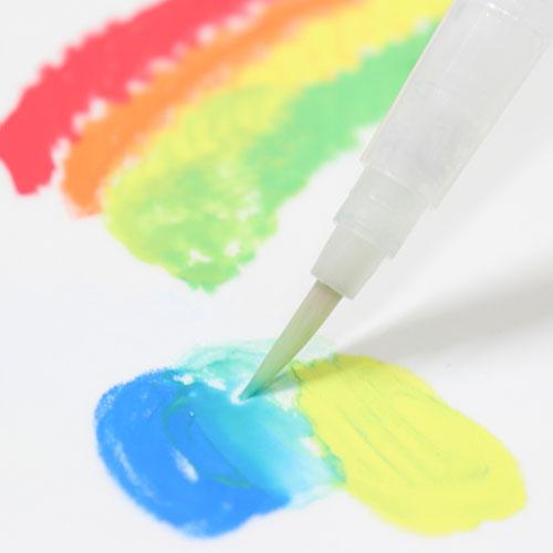 [MF-3]水筆 キットパス kitpas 絵の具 水彩色鉛筆 色混ぜ ぼかし 日本理化学工業
