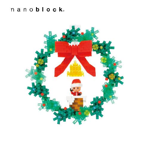 nanoblock クリスマスリース ナノブロック　NBH_220　送料無料