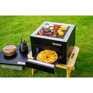コールマン キャンプ用折り畳み式 スモークオーブン レンジ キャンプ 直火 コールマン Coleman キャンピングオーブンスモーカー 2000013343