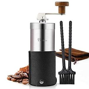 Portable Manual Coffee Grinder Set Professional Conical Ceramic Burrs Stain
