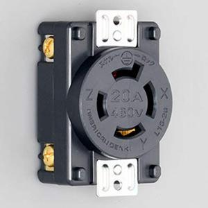 アメリカン電機 引掛形パネル用コンセント 4240PL16