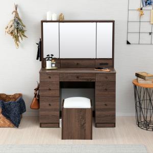 BELLEB 三面鏡 ドレッサー 幅90cm ...の詳細画像4