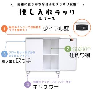 押し入れ収納 キャスター付き 鍵付き 収納ボッ...の詳細画像2