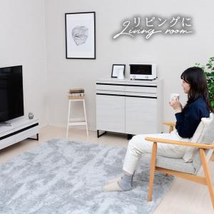 キャビネット 北欧モダン 木製 収納 サイドボ...の詳細画像3