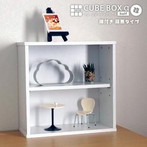 キューブボックスα ハーフ 改 可動棚付きタイプ コレクションケース