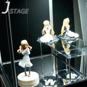 アクリルひな壇 高さ100 コレクションケース ジェイステージ用