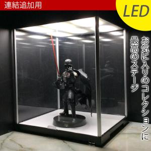 LED照明付き アクリル フィギュアケース ミラー無し コレクション