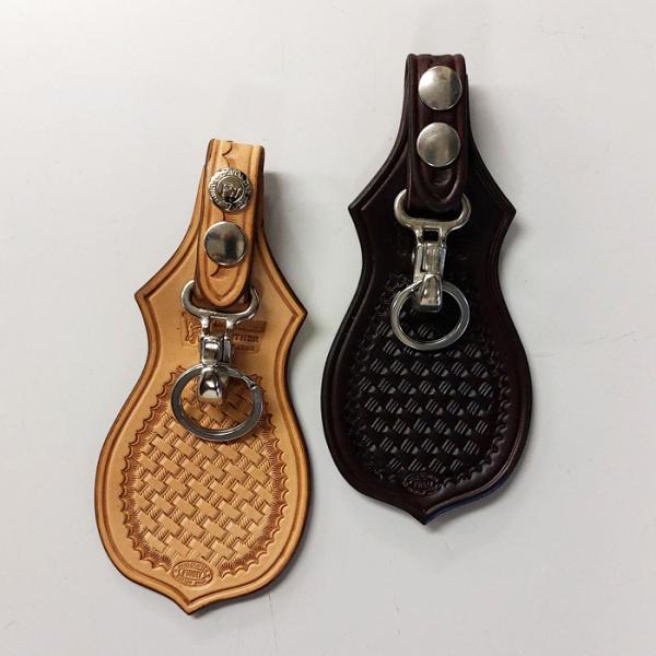 本革キーホルダー FUNNY ファニー ウエスタンレザー ポリスキーホルダー レザー キーケース ア...