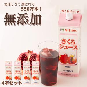 ざくろジュース100％ 1000ml×3本セット定期購入 野田ハニー