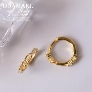 ピアス アレルギー対応 つけっぱなし フープピアス レディース  K18 金属アレルギー 小さめ シルバー925 ミニピアス ニッケルフリー