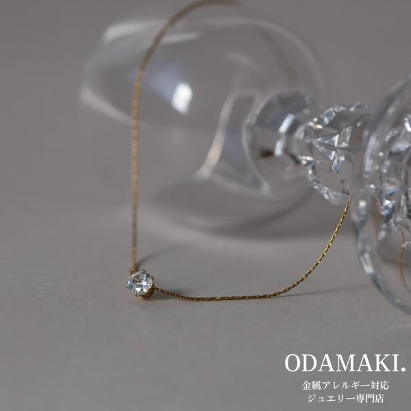 ネックレス スキンジュエリー スキンネックレス 金属アレルギー対応 つけっぱなし レディース ステン...