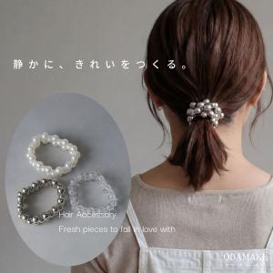 SWAROVSKI（スワロフスキー） ヘアゴム おしゃれ 大粒スワロフスキーの