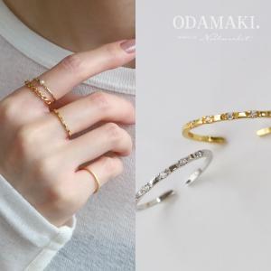指輪 リング アレルギー対応 つけっぱなし シルバー925 18金 k18 プレゼント フリーサイズ レディース