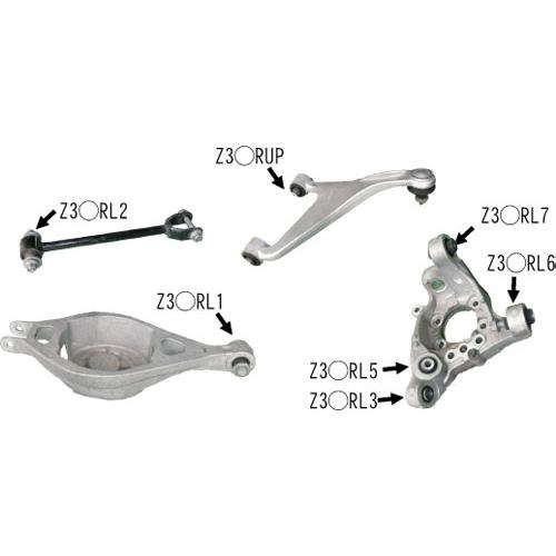 オートスタッフ 日産 フェアレディZ Z34用 ピロブッシュ 単品1個 リアロアアーム (Axle)...