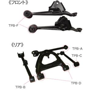 オートスタッフ トヨタ JZX100 マーク2 ピロブッシュ 1個 リアロアアーム AS-TPB-B